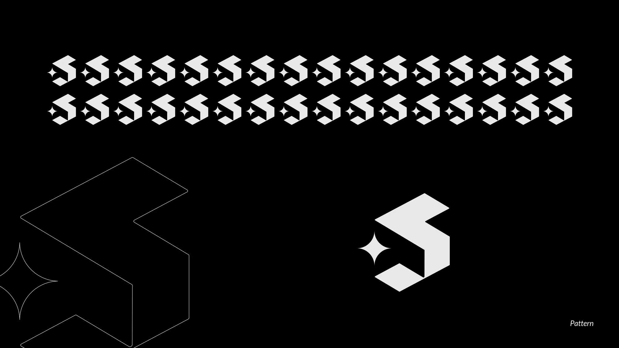 A pattern made from the Arkan mark